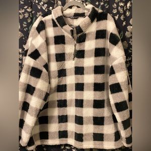 NWOT Women’s Plus Size Quarter Zip Sweater